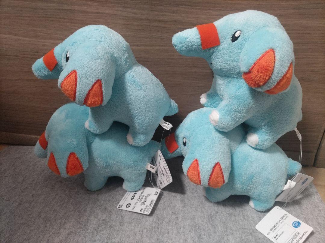 ポケットモンスター　やさしいきもちぬいぐるみゴマゾウ　4点セット ポケットモンスター やさしいきもちぬいぐるみゴマゾウ 4点セット
