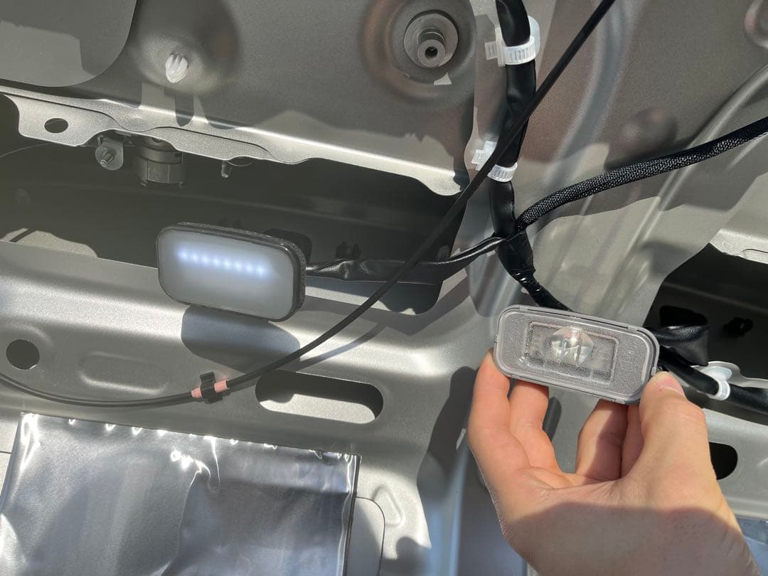 220クラウン ナンバー灯 ライセンスランプ ジュナック IPF フォグランプやや傷や汚れあり TRITUETUBI_COM