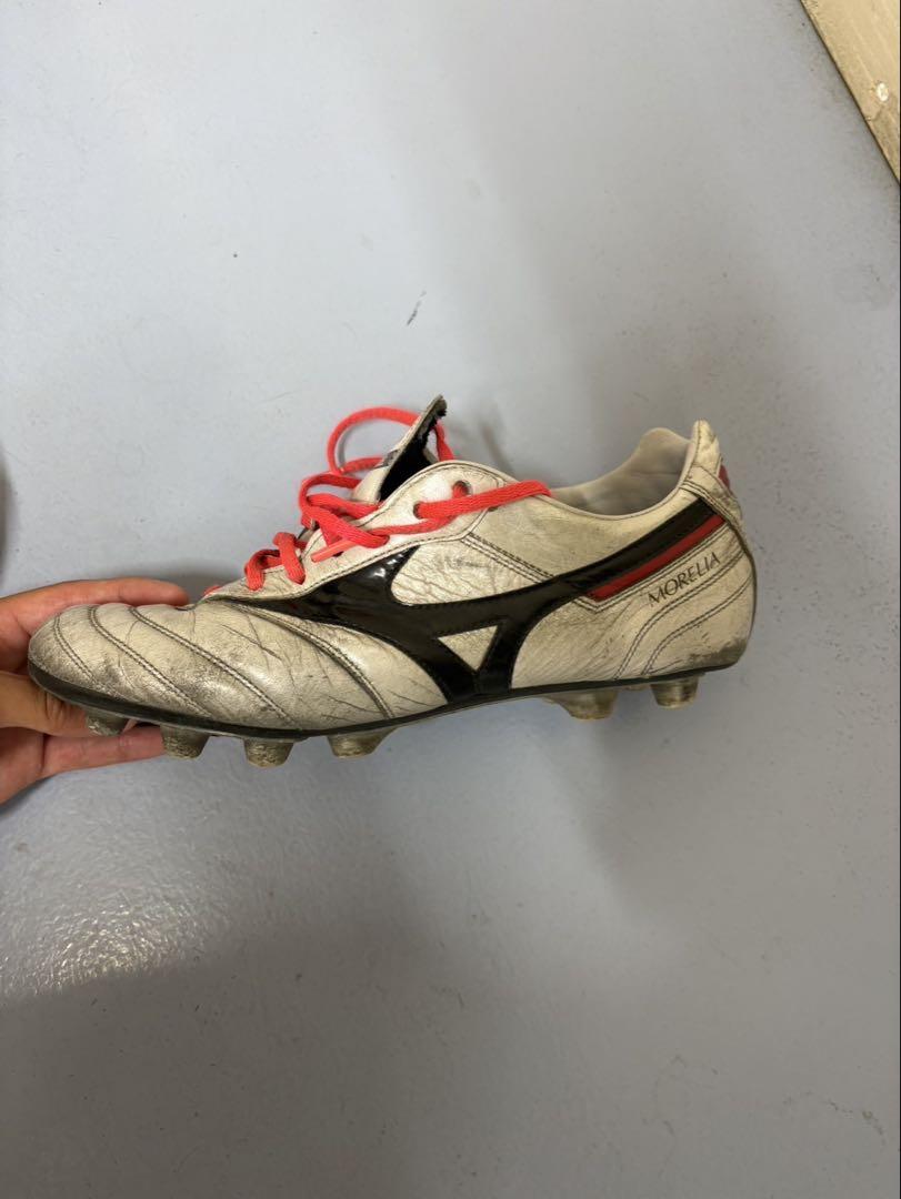 Mizuno Morelia NEO サッカーシューズ シルバー/レッド