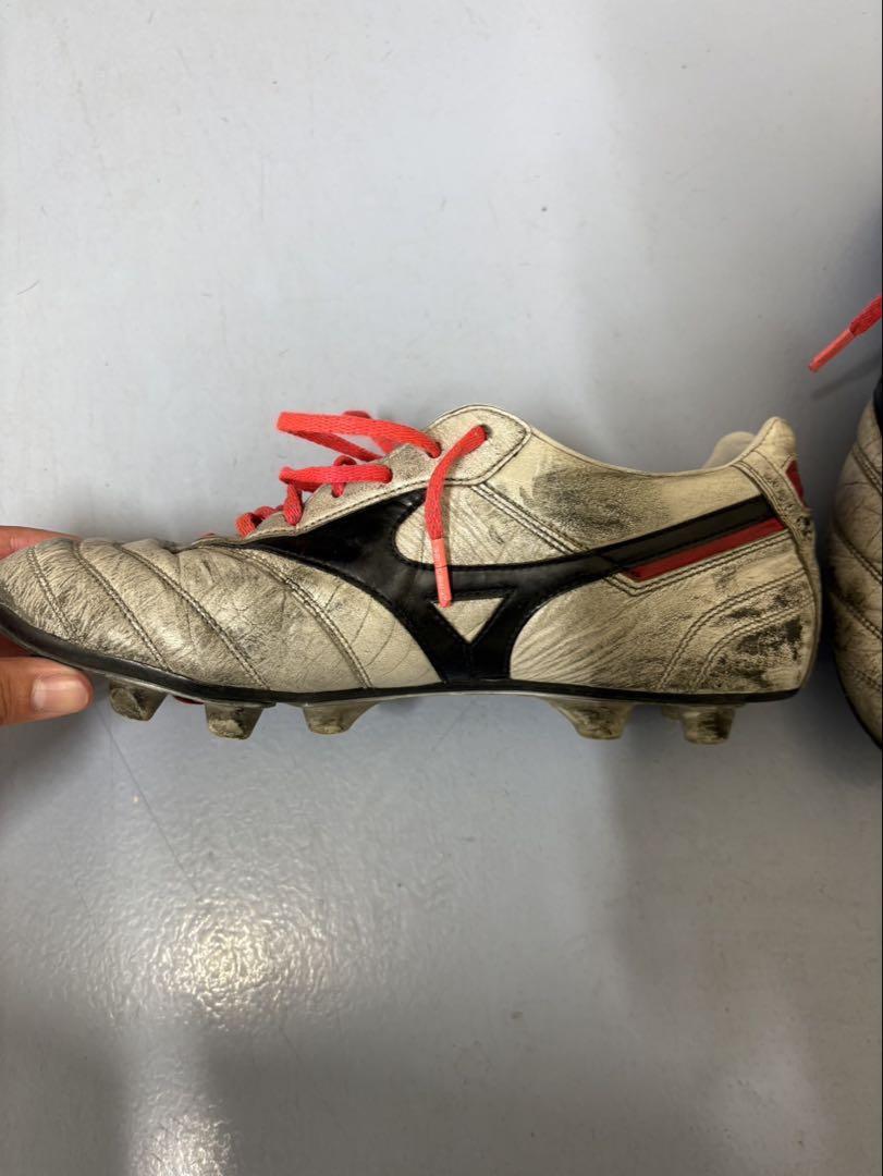 Mizuno Morelia NEO サッカーシューズ シルバー/レッド