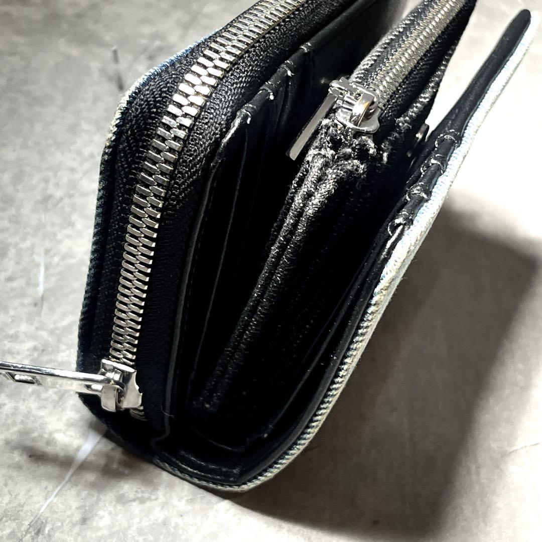 廃盤品 DIESEL ディーゼル デニム 折り財布 カードケース付き