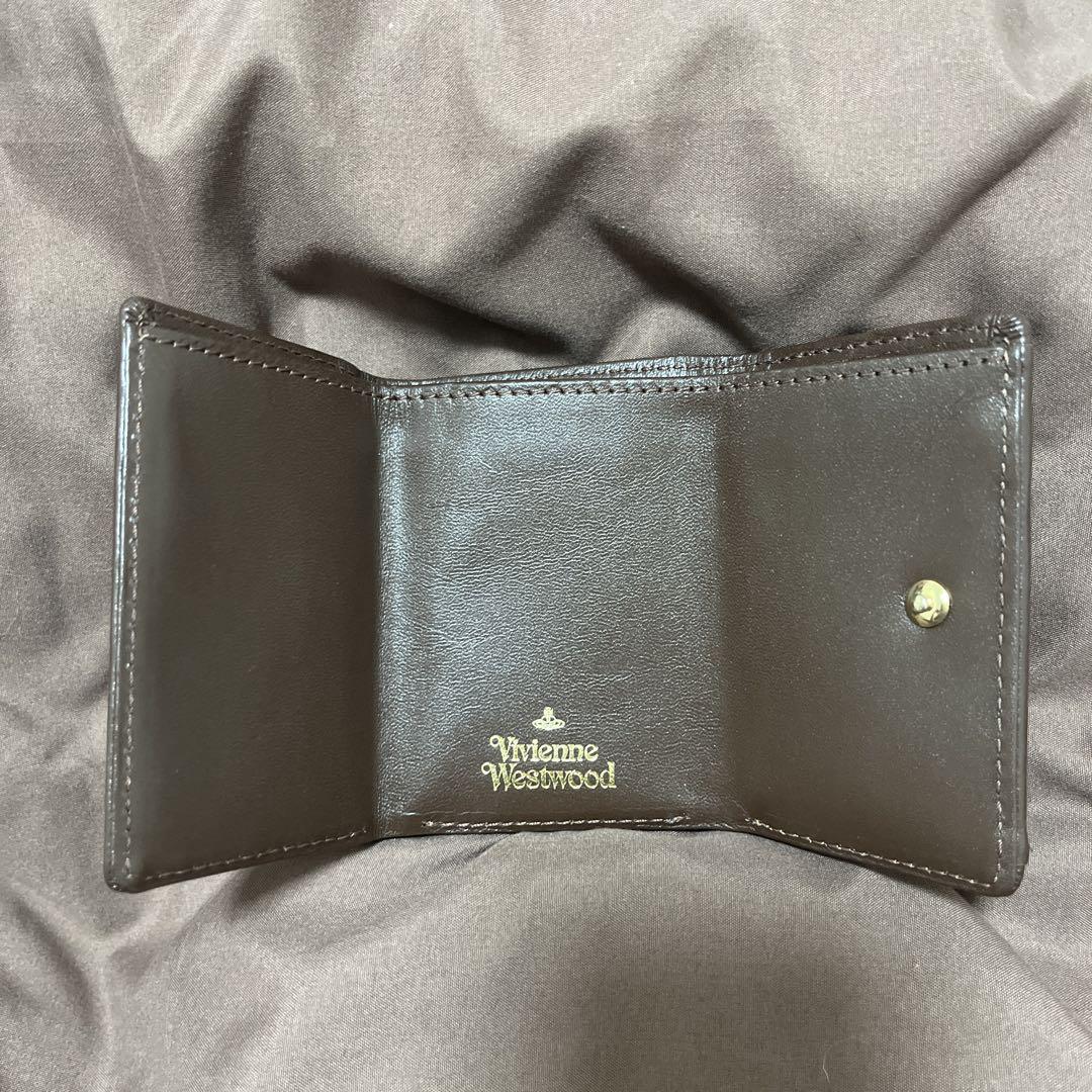 Vivienne Westwood 三つ折り財布 ブラウン