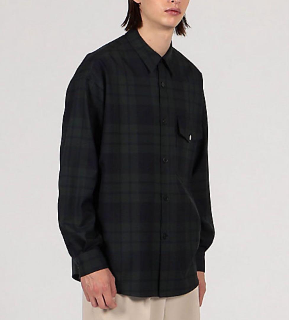 TOMORROWLAND Super120’s ウール レギュラーカラーシャツ