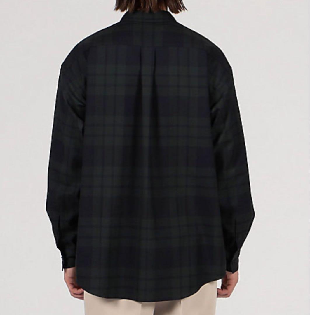 TOMORROWLAND Super120’s ウール レギュラーカラーシャツ