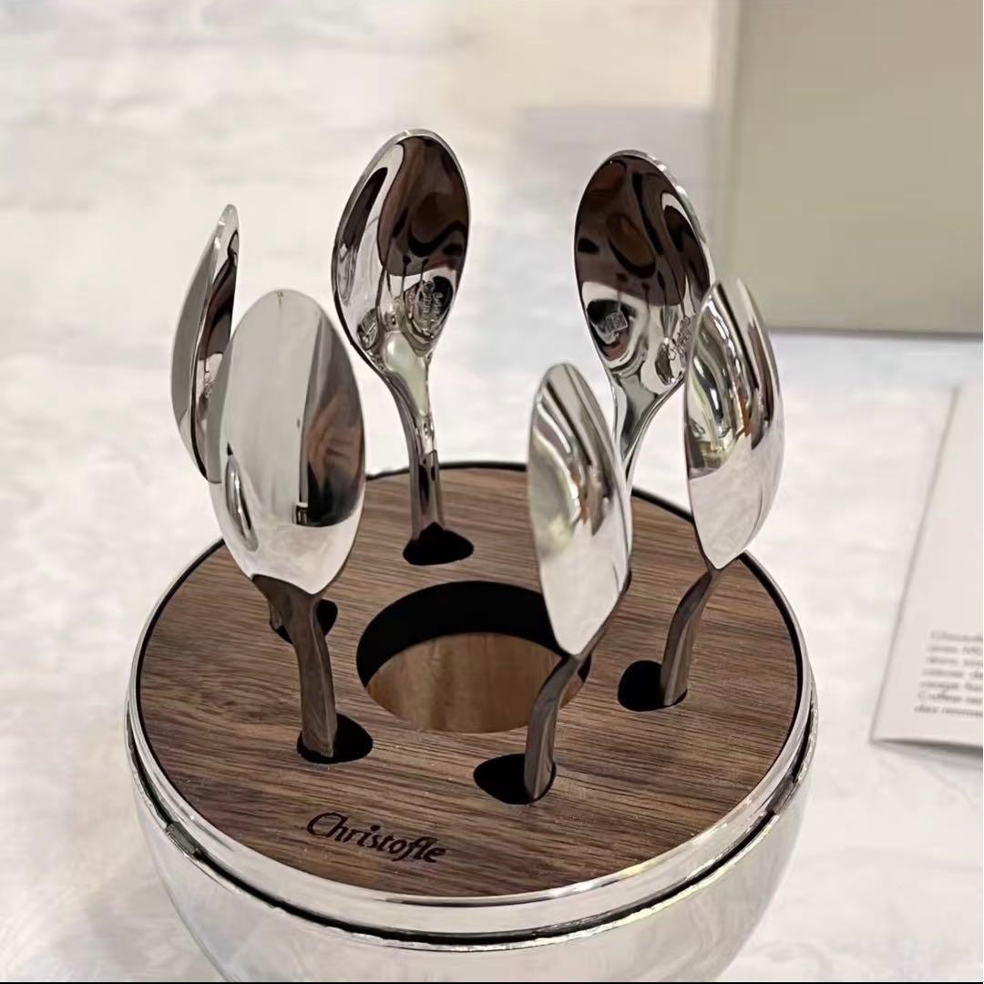 激安で高品質＆送料無料！ Christofle ムード コーヒー エスプレッソスプーン 6本セット