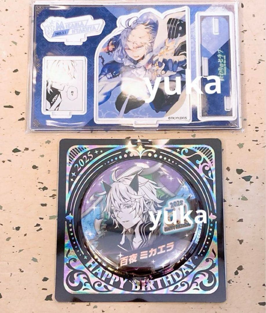 終わりのセラフ 百夜ミカエラ バースデイ缶バッジ名場面ジオラマ