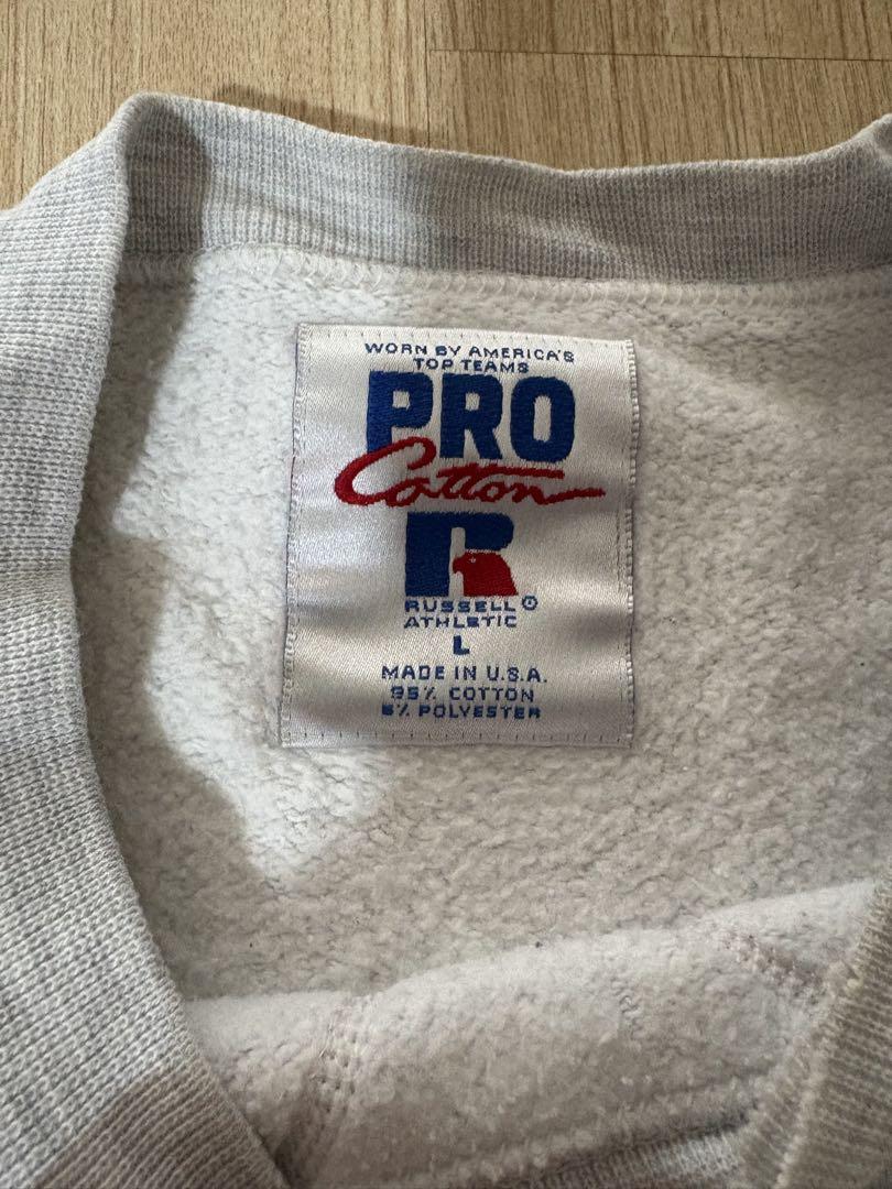 1990s russell pro cotton 霜降り sweatshirt