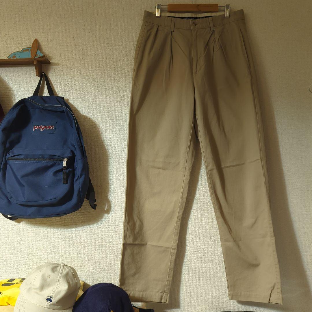 【USA製✨】90s アメリカ製 ラルフローレン　チノパン　ポロチノ