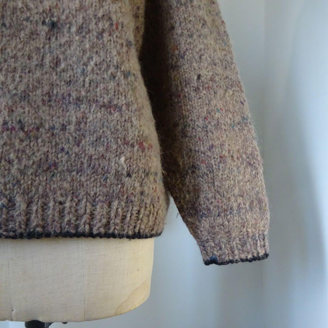 〜1980's ヴィンテージ セーター ハンドニット ツイード 〜1980's ヴィンテージ セーター ハンドニット ツイード