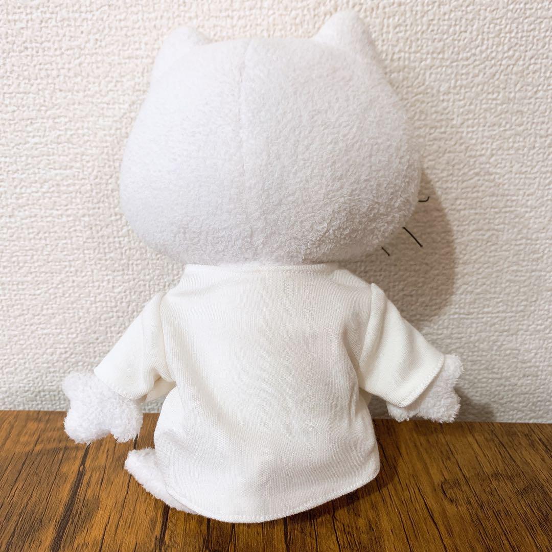 ぬい服 ロンT 白 ニコル 着せ替え 服 BUMP トップス Tシャツ