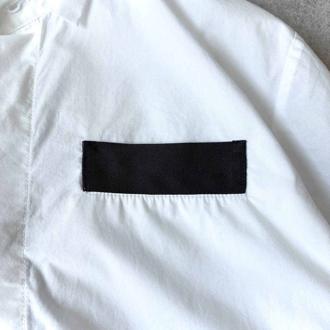 美品 アレキサンダーワン メンズ46→Mサイズ black tape シャツ