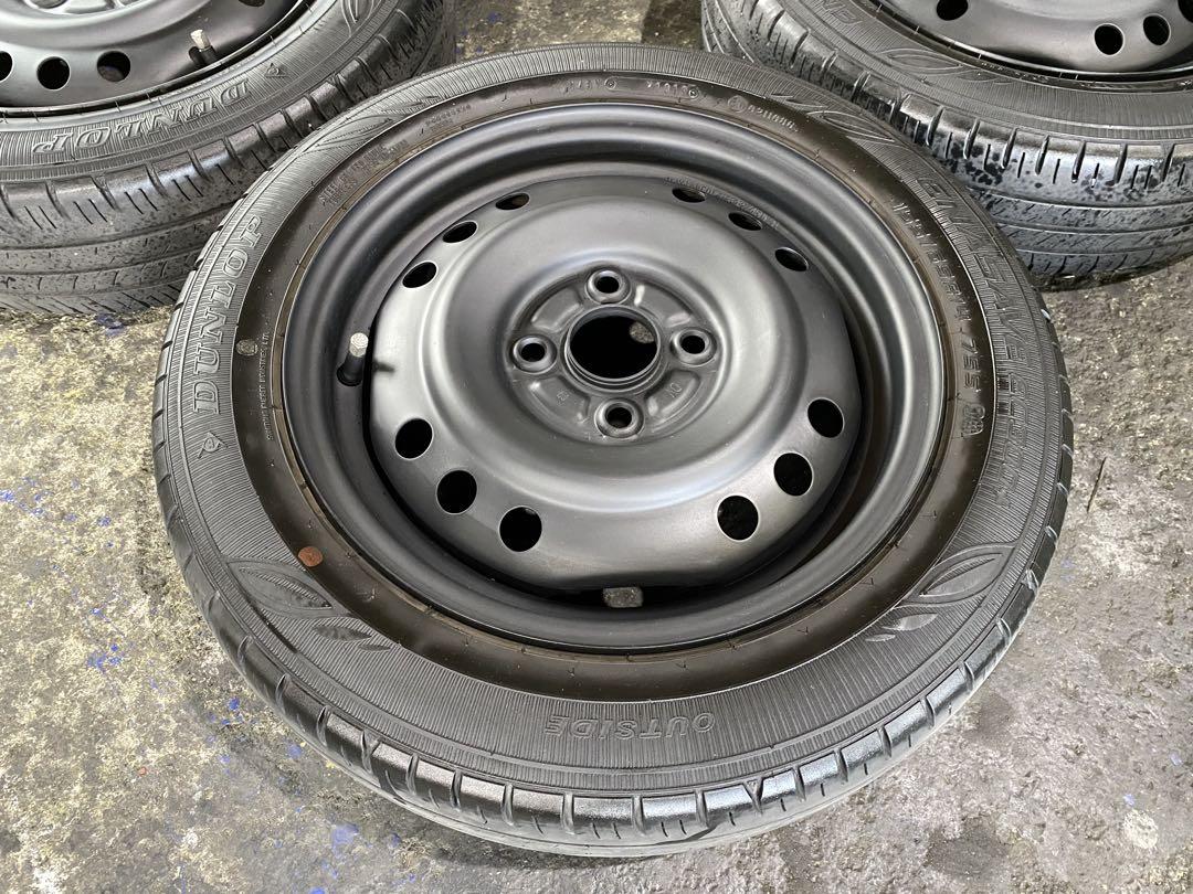 大阪 引取可 155/65R14 タイヤホイール 4本セット