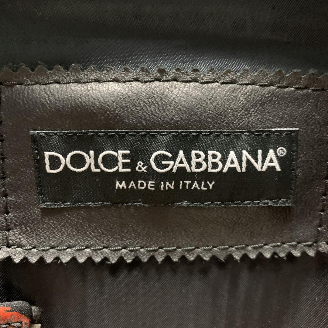 訳ありdolce&GABBANA ガクト　レザーブルゾン　ショーモデル