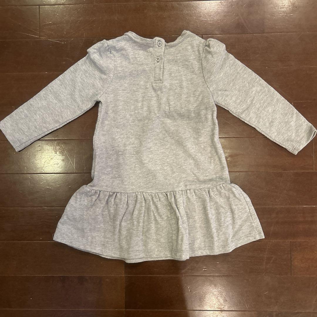 babyGap グレー フリルワンピース 90-95 - メルカリ