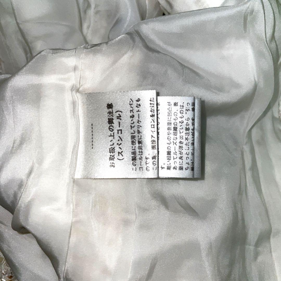 美品 希少 15万円以上 René ルネTISSUE社スパンコール混ツイード