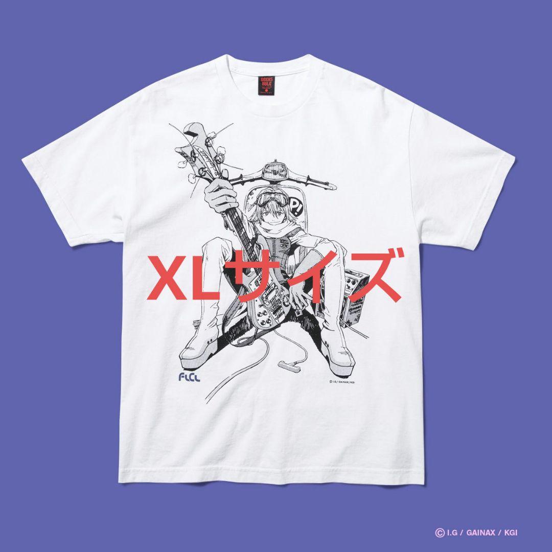 XL 黒 FLCL × GEEKS RULE T SHIRT ( ハル子 )（FLCL フリクリ