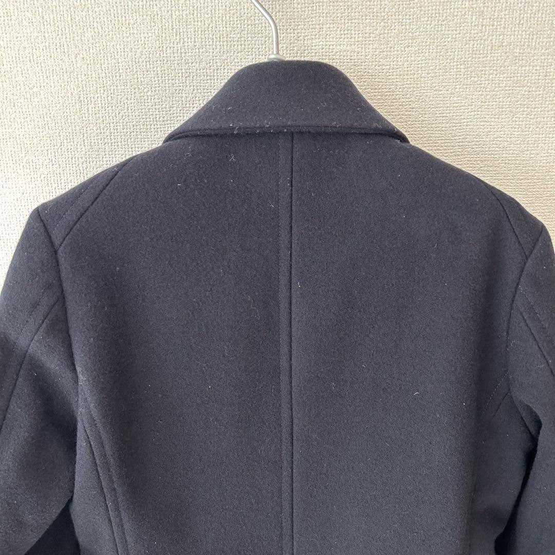 ATTACHMENT 黒 ウール ピーコート メンズ　コート　アウター　ブラック