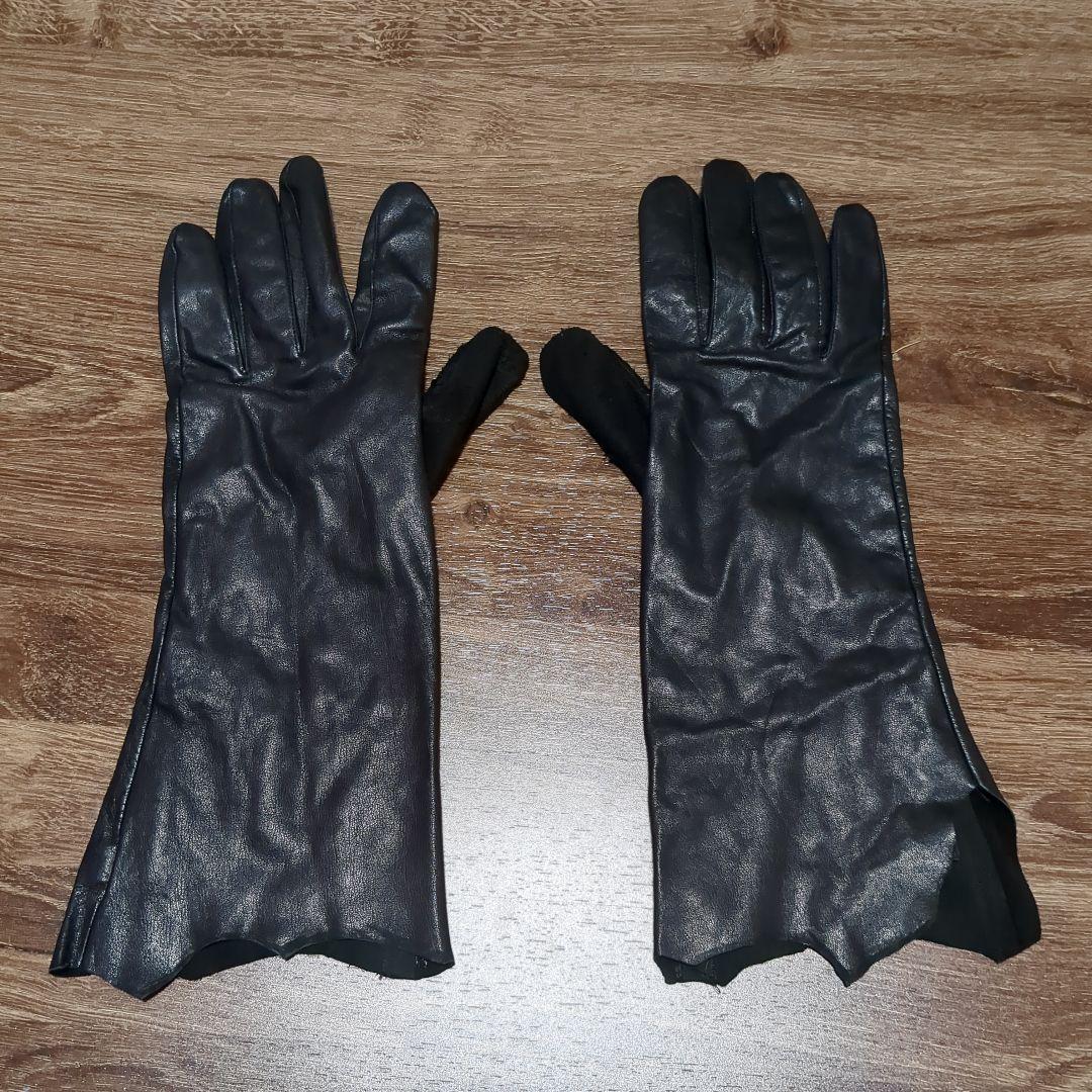 アンダーカバー UNDERCOVER 切りっぱなしレザー手袋 レザー
