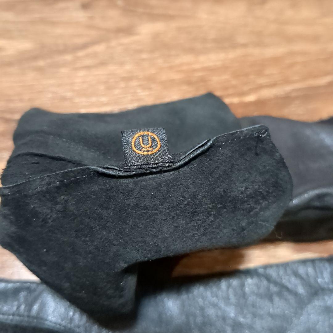 アンダーカバー UNDERCOVER 切りっぱなしレザー手袋 レザー