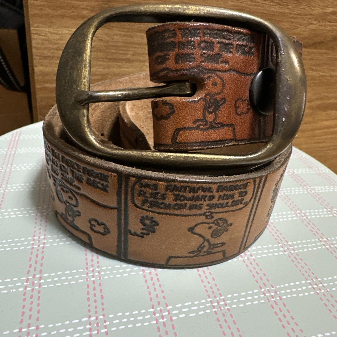 オールドべティーズ スヌーピー革ベルト