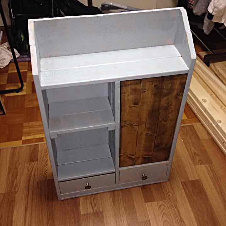 ★カントリー風 ビンテージ アンティーク 木製収納 棚 ☆カントリー風 ビンテージ アンティーク 木製収納 棚