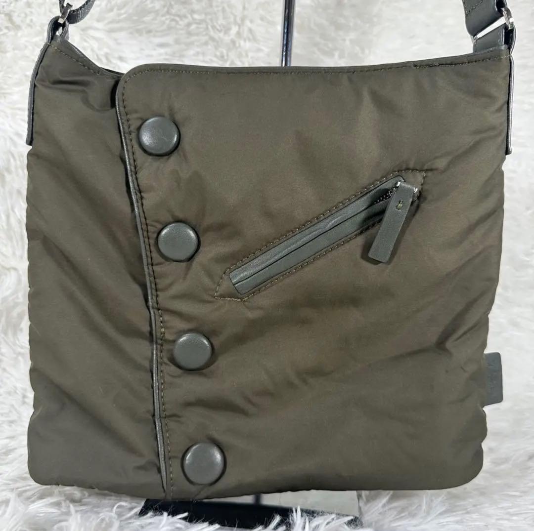 ⭐️唯一無二⭐️agnes b.voyage ショルダー バッグ カーキー 緑