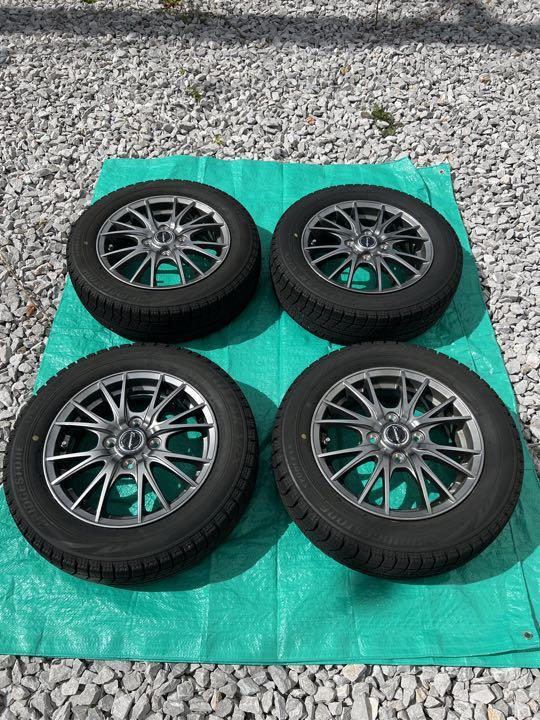 ハスラー スタッドレスタイヤ ブリヂストン165/65R14 美品 ハスラー スタッドレスタイヤ ブリヂストン165/65R14 美品