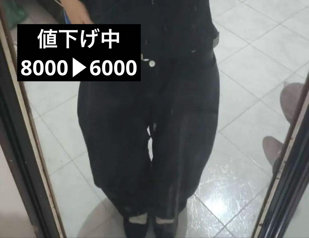 jaded london似ブラック バギーデニム