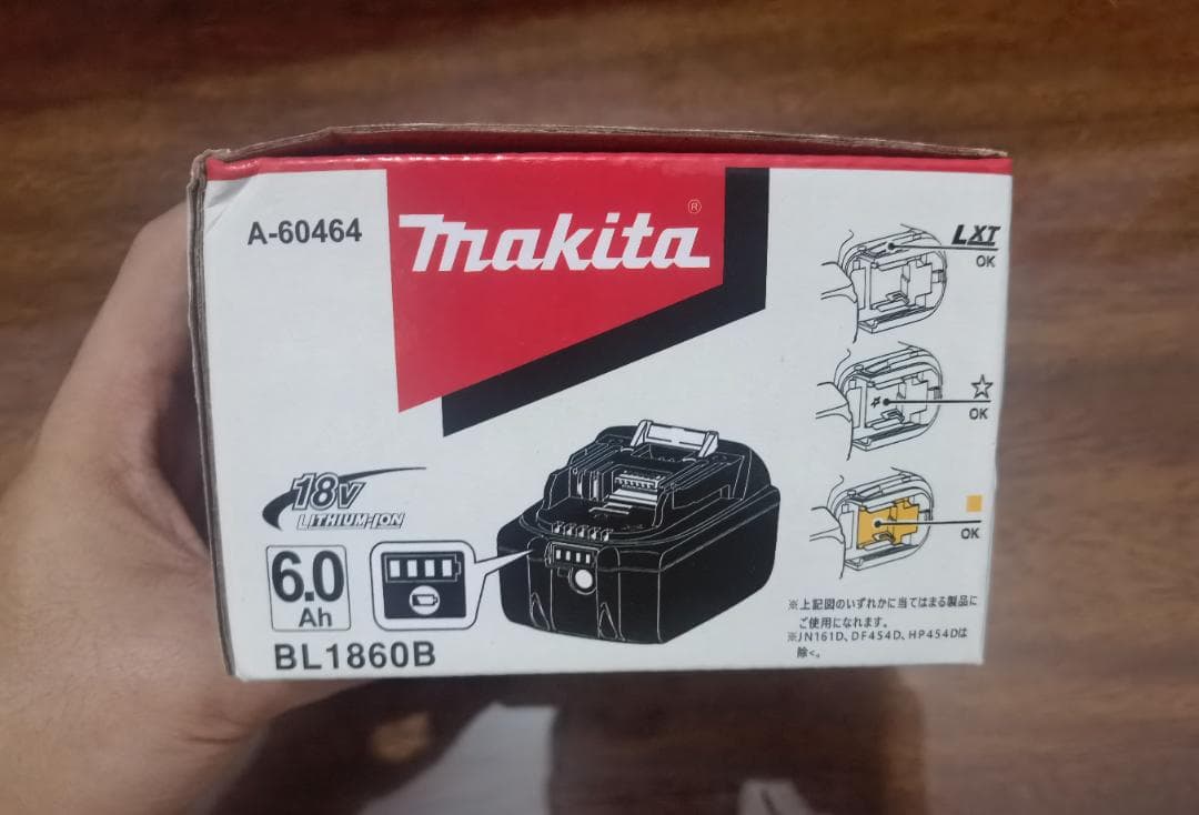マキタ 18V 6.0Ah BL1860B 純正 リチウムイオンバッテリー 新品