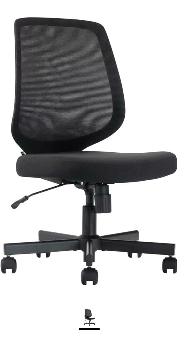 オフィスチェア メッシュ背もたれ バイカラーSMALL-03