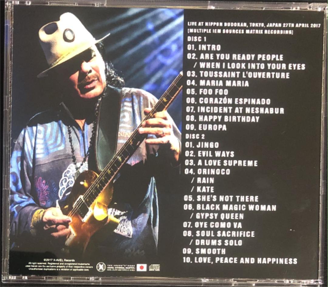 2CD＋Bonus CD-R！Santana/ BUDOKAN 2017