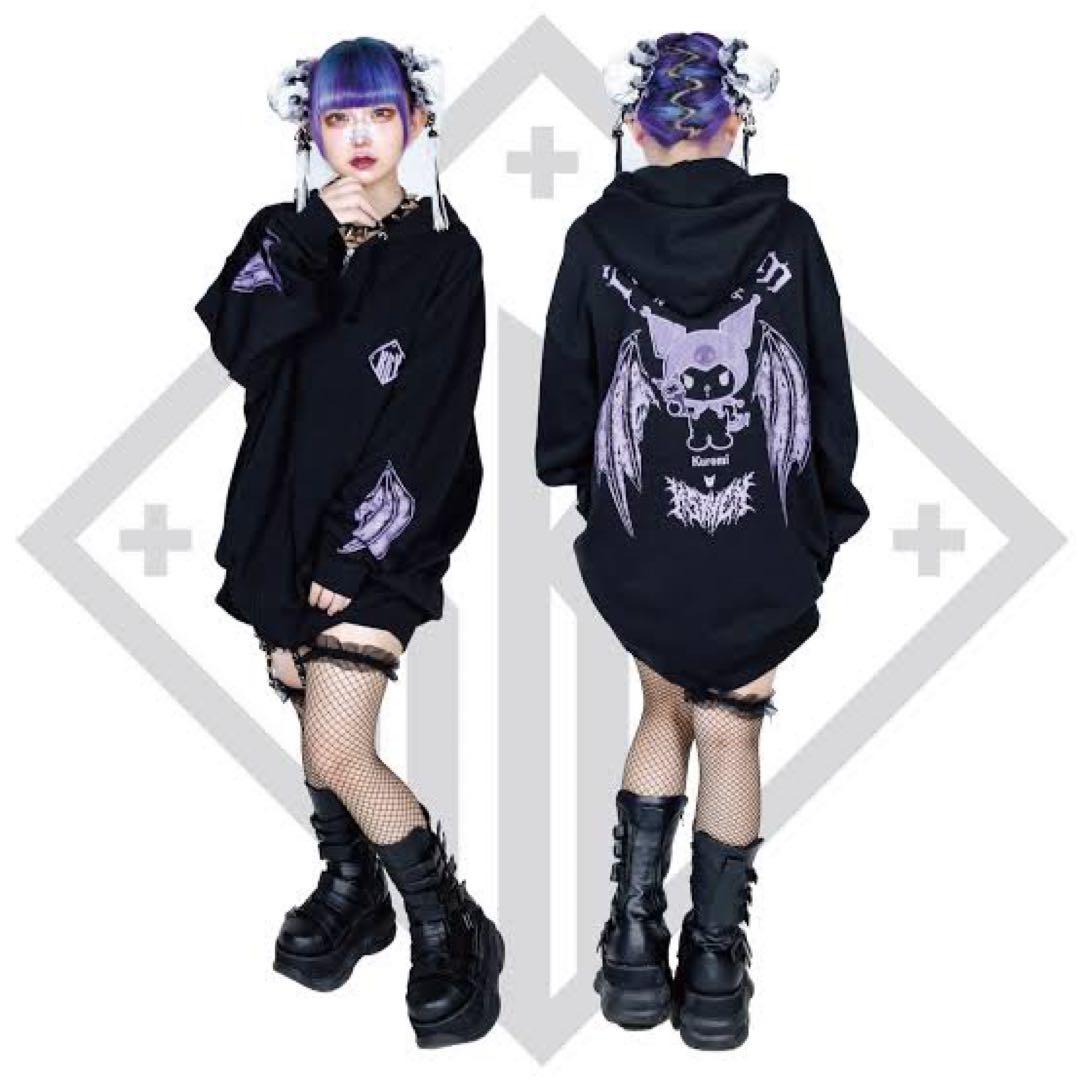 KRY クロミ 可愛小悪魔 ZIP BIGパーカー kuromi