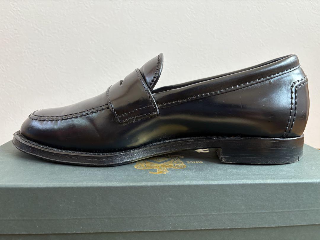 maxi2020Alden 9626 ペニーローファー6 1/2 E黒