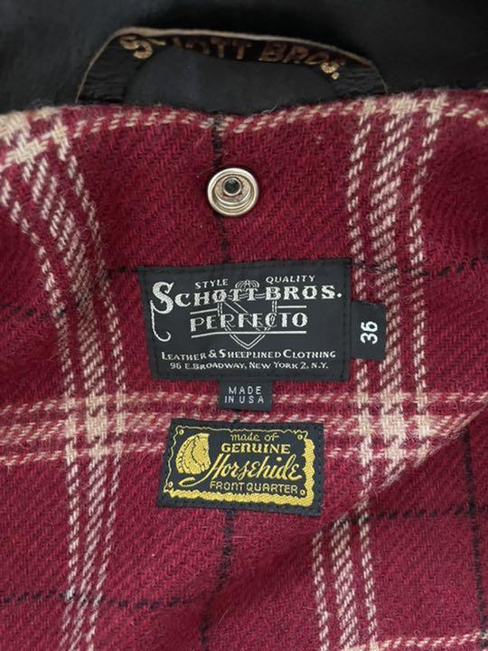 お買い得低価 SCHOTT 茶芯 直営店限定 ワンスター 0e4gt-m71166300406 613SJH ホースハイド 超激得高品質