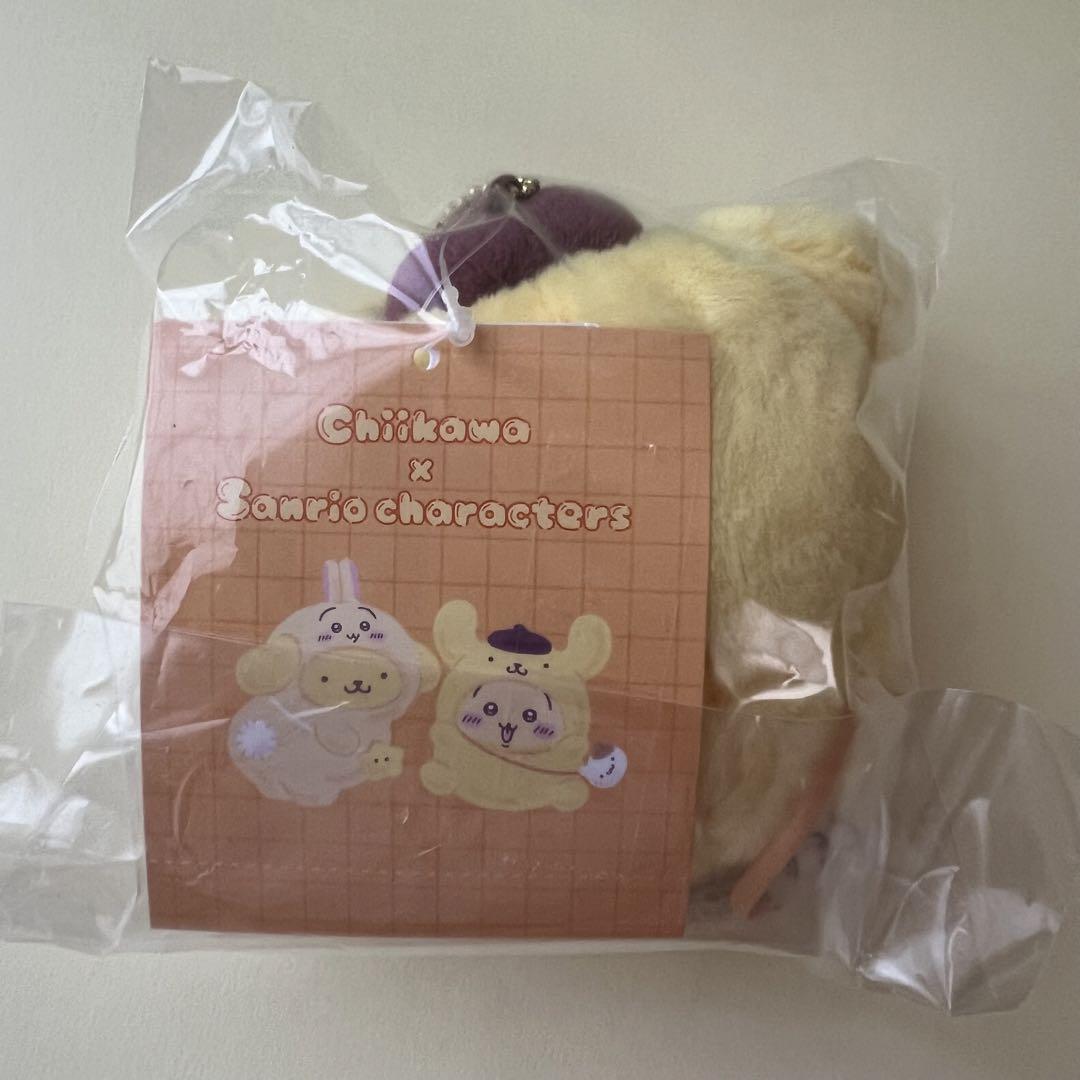 ★正規品　新品未使用　匿名配送　うさぎ　ポムポムプリン　コラボ ちいかわサンリオコラボ うさぎ×ポムポムプリン マスコット