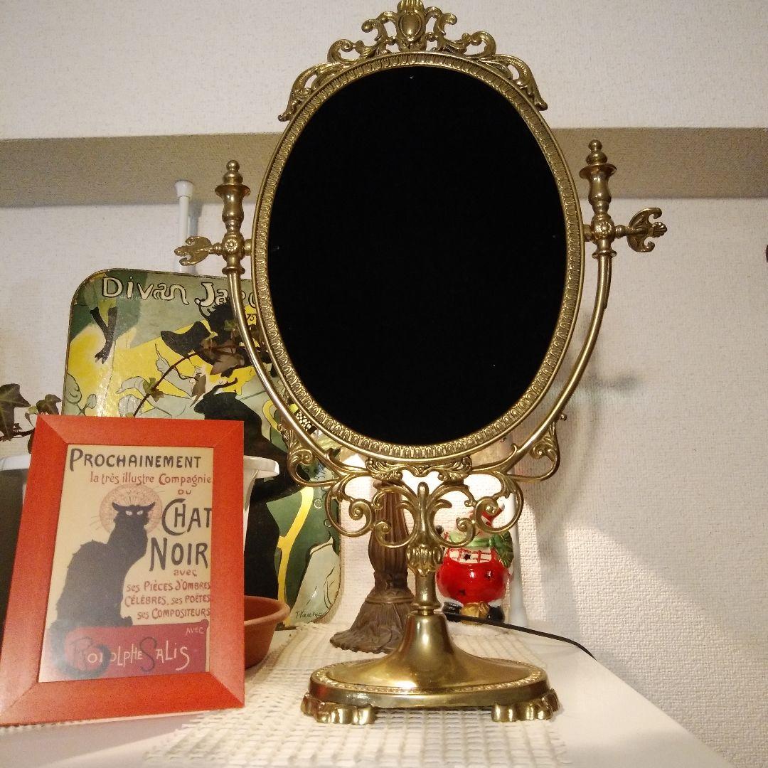 *大幅値下げ！*訳ありItaly卓上ミラー