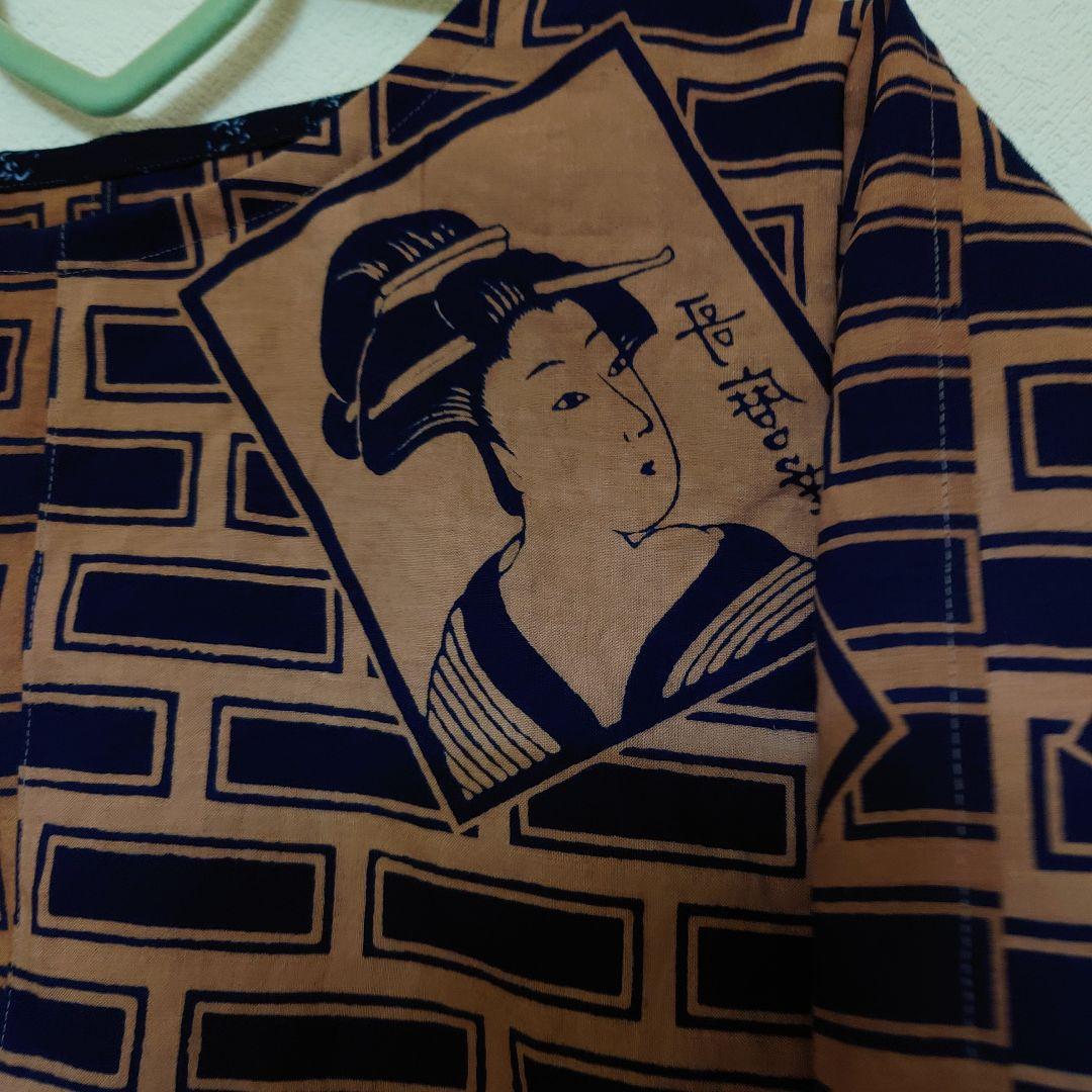 ハンドメイド 柿渋染 長袖カットソー NEXPOTALLINN_EU