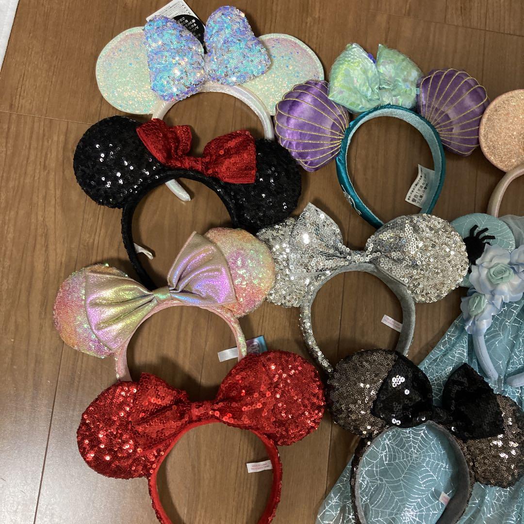 バラ売り可 ディズニー カチューシャ スパンコール ミニー