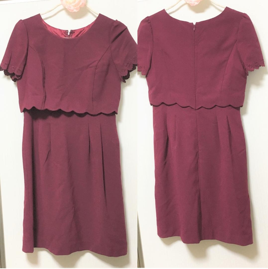 レッセパッセ Laisse Passe 刺繍スリーブスカラップワンピース メルカリ