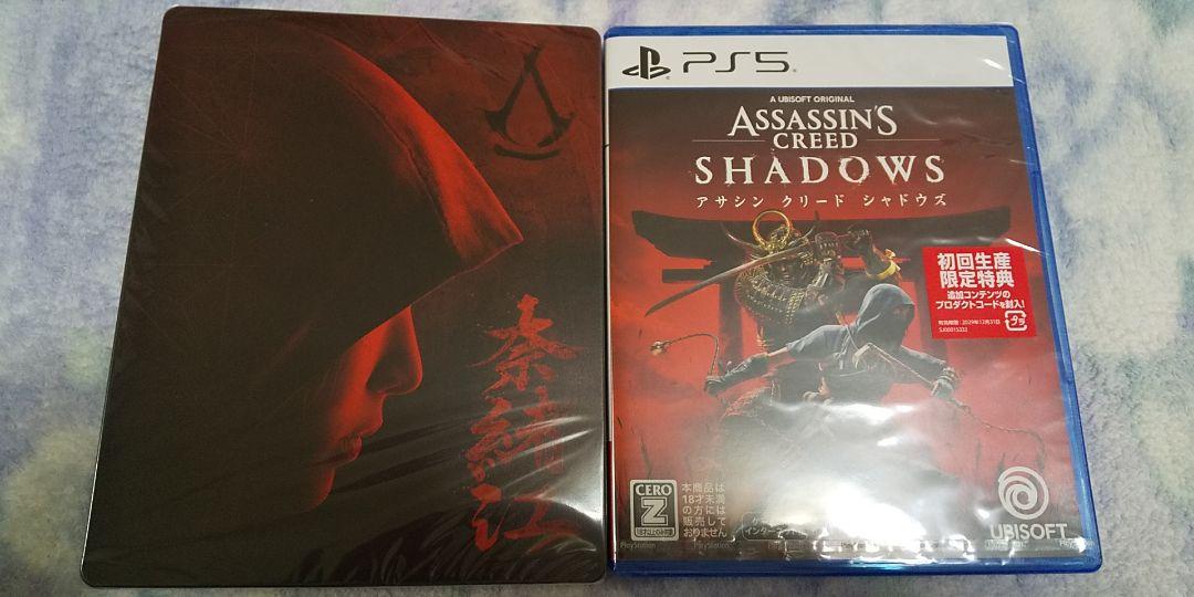 アサシンクリードシャドウズ 特典スチールブック付き