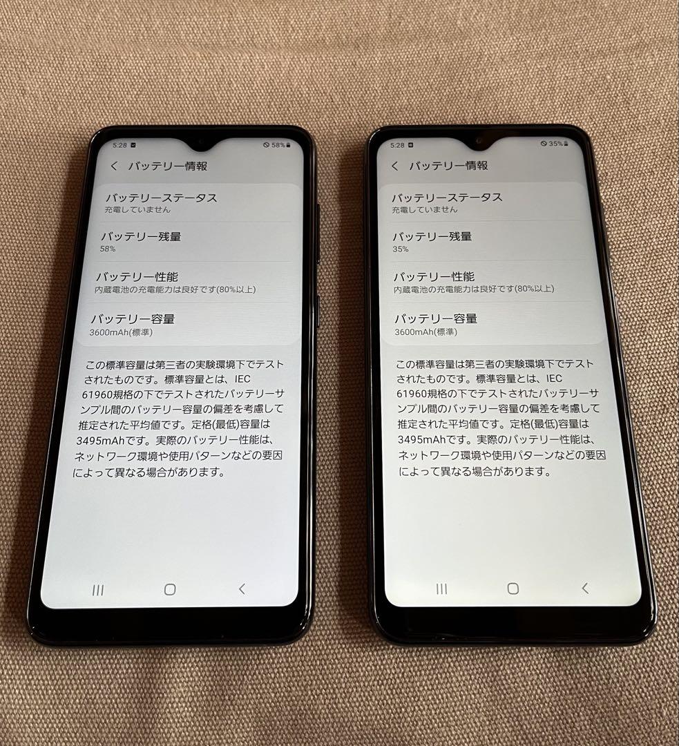 Samsung Galaxy A21 2台セット
