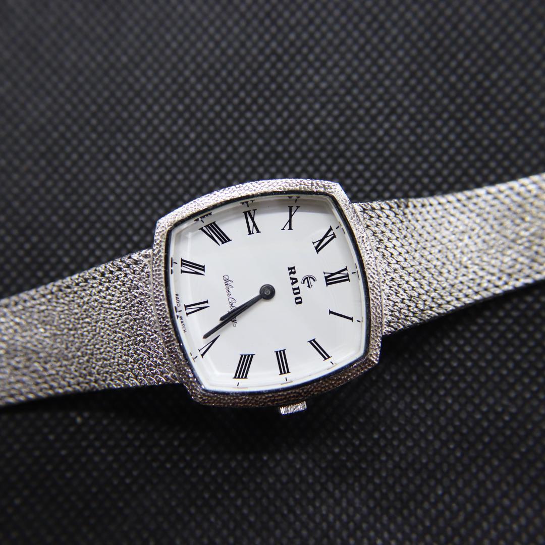 ラドー　シルバーコロニー　腕時計　メンズ　手巻き　白　31ｍｍ　ビンテージ