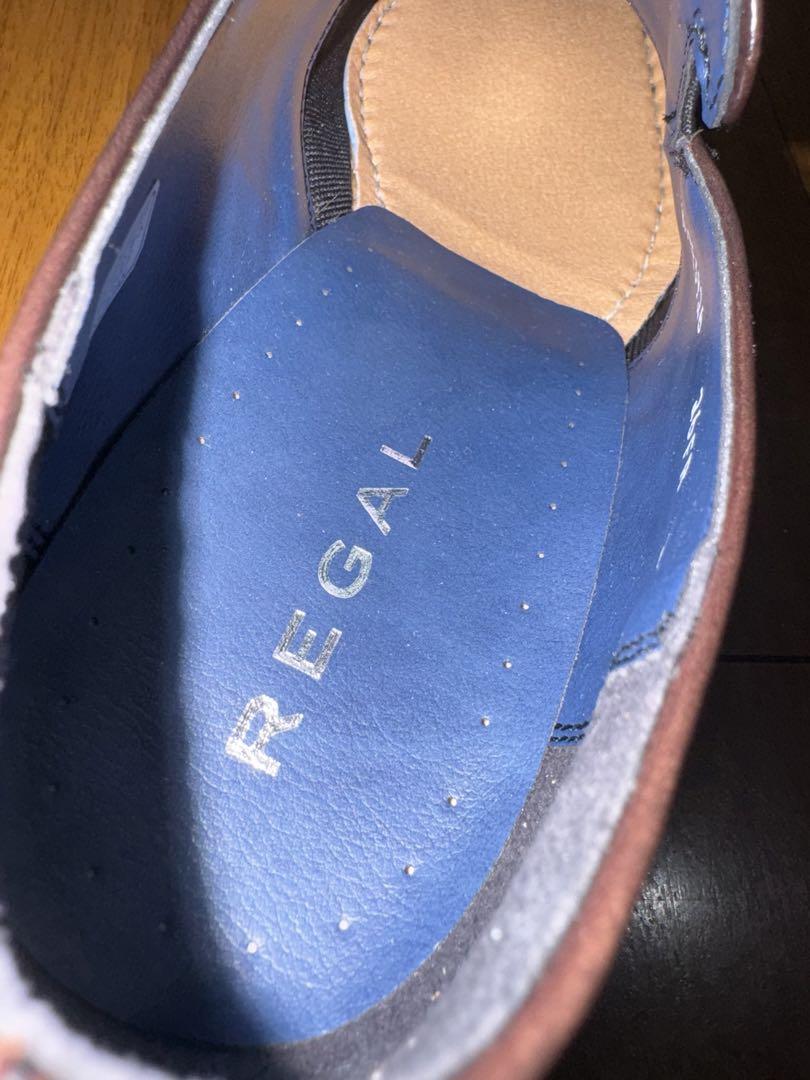 定価2.9万 REGAL ヴァンプ スリッポン レザービジネスシューズ 25.5