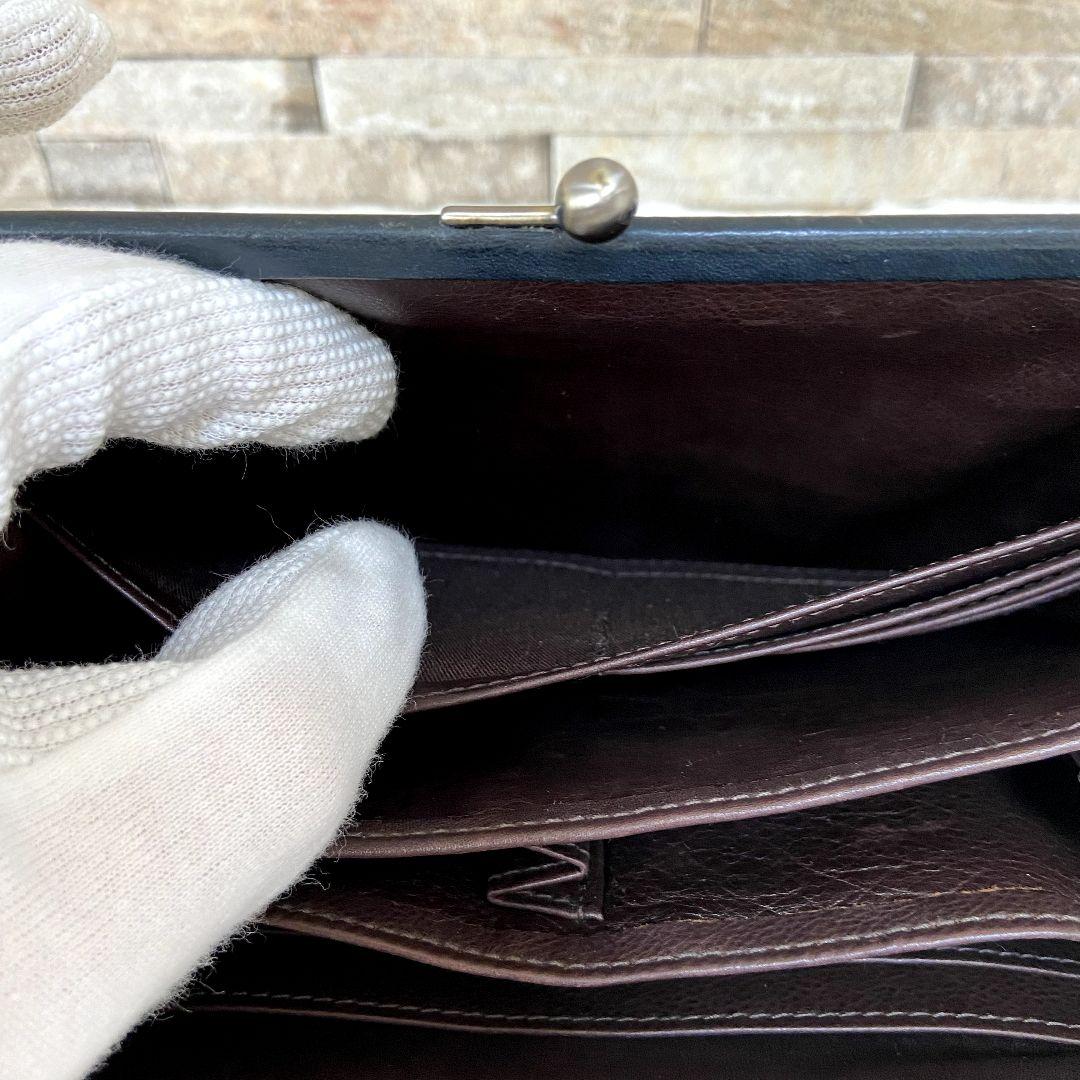 【人気】genten　ゲンテン　カットワーク　がま口財布　アイボリー