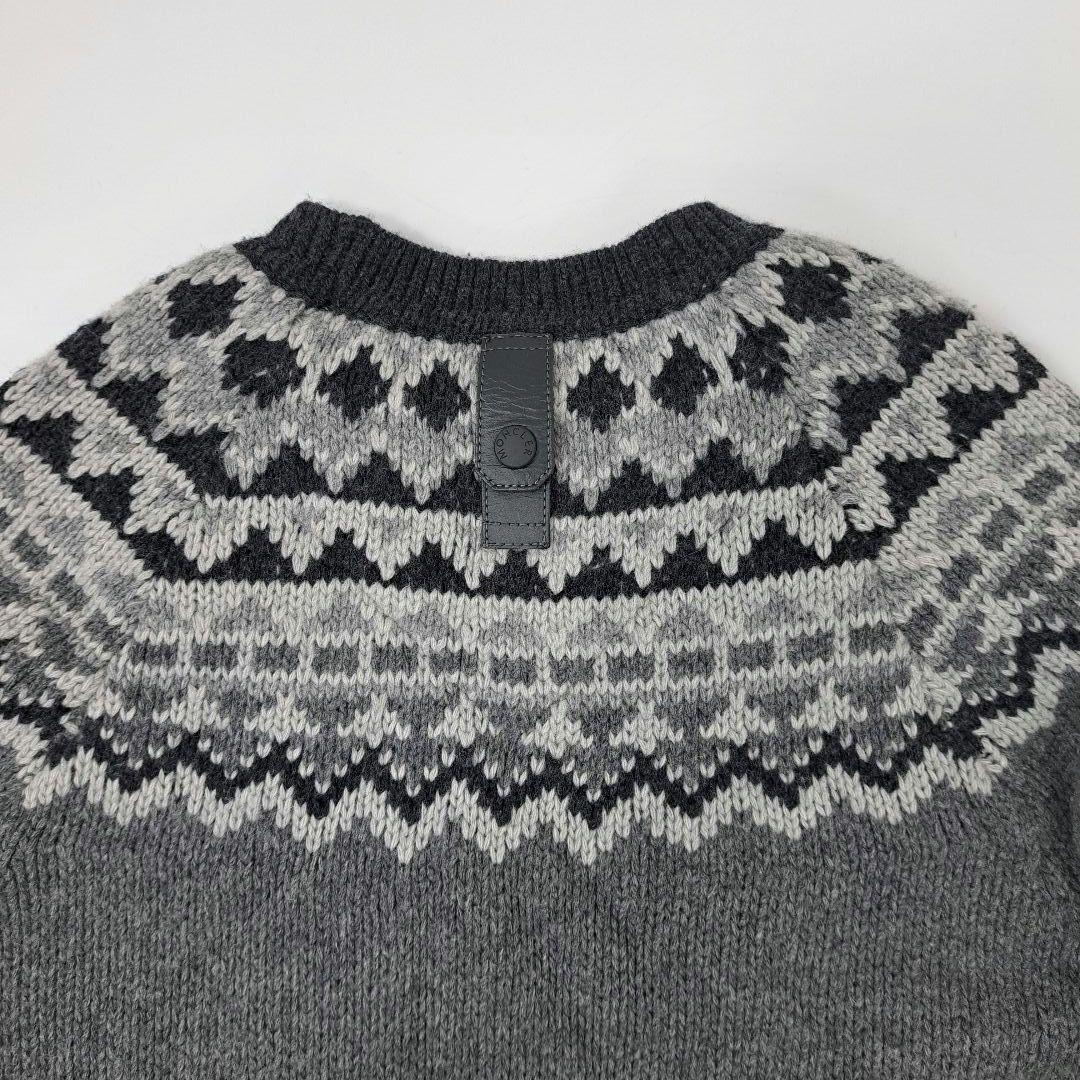 美品★正規品 MONCLER 黒ワッペン モンクレール セーター メンズ L