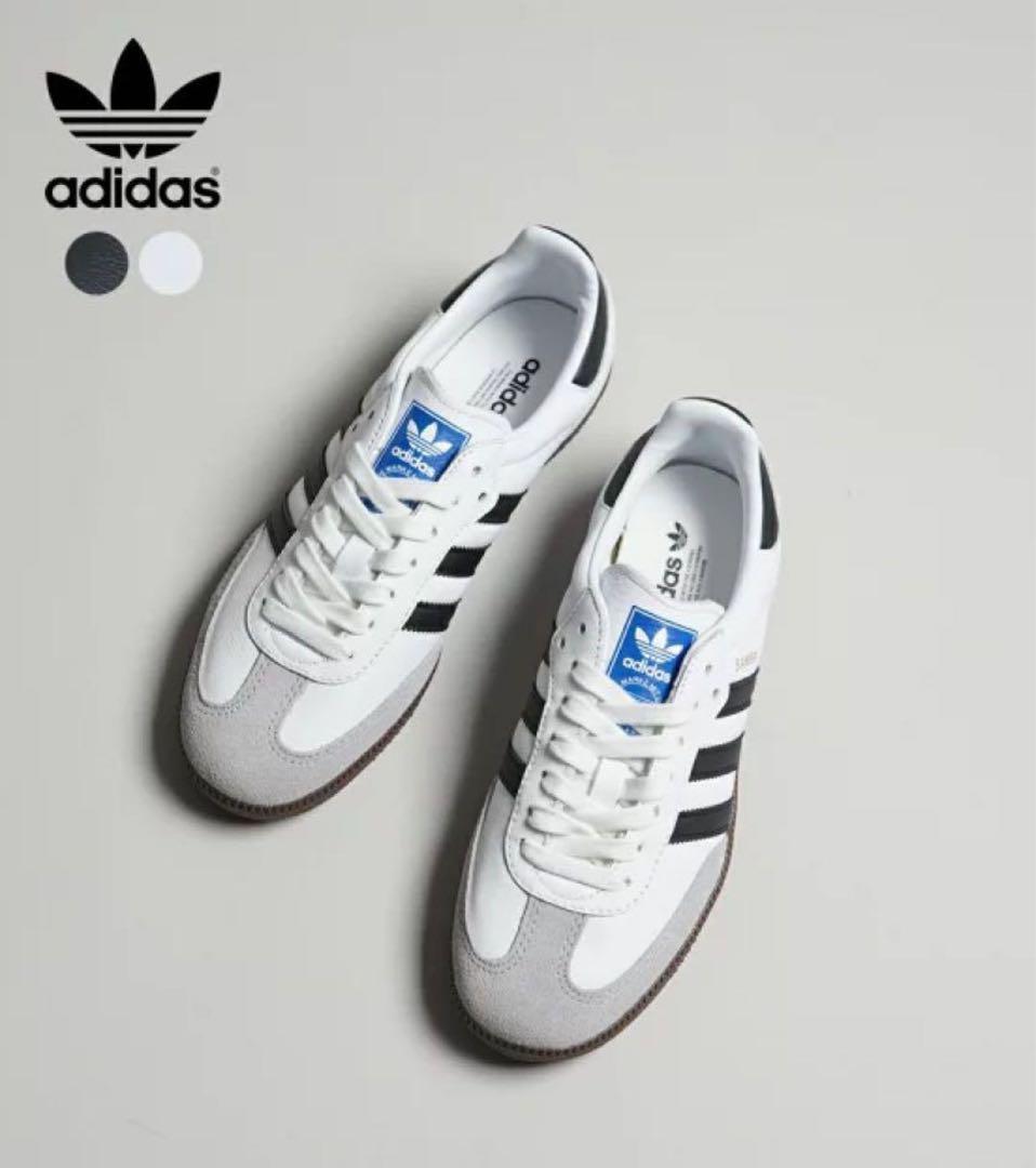 【値下げ可】未使用adidas samba ホワイト23.5cm 値下げ可】未使用adidas samba ホワイト23.5cm - メルカリ