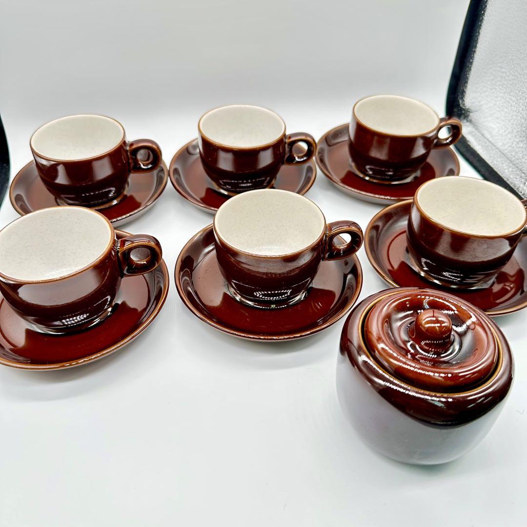 NORITAKE FOLKSTONE カップ＆ソーサー6客 シュガーポット