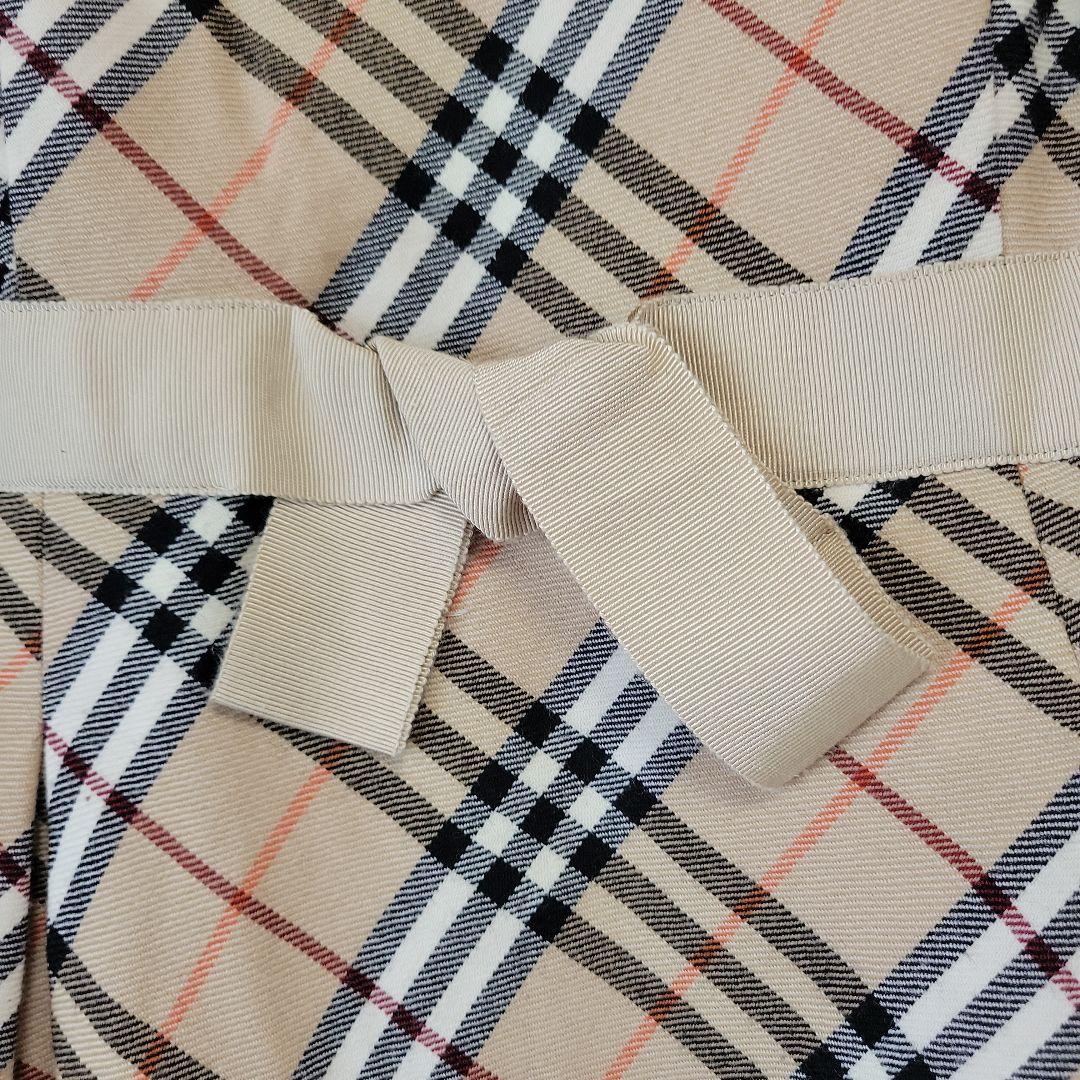 ワンピース　BURBERRY　フレアー　フレンチ　リボン ワンピース BURBERRY フレアー フレンチ リボン