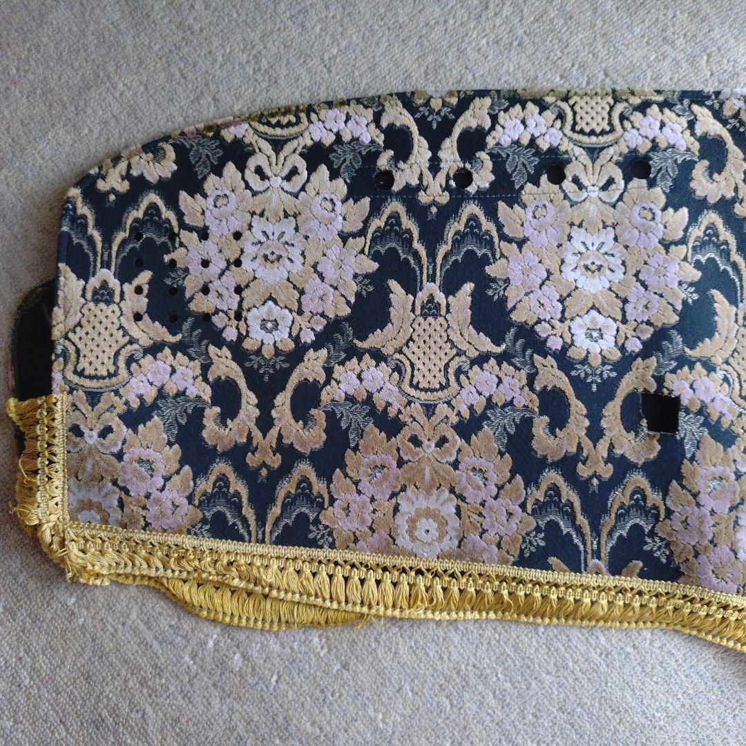 車の内装 布 花柄 黒金 金華山目立った傷や汚れなし BRIGHTFACE_UK