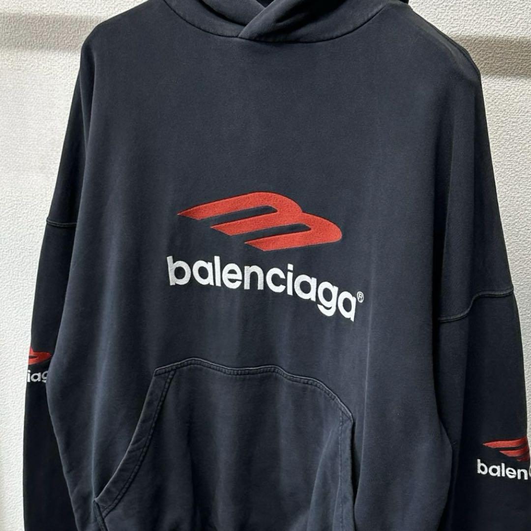 送料込直営店+BALENCIAGA+3B SPORTS ICON HOODIE オーバーサイズ 3b sports icon water repellent hoodie oversized
